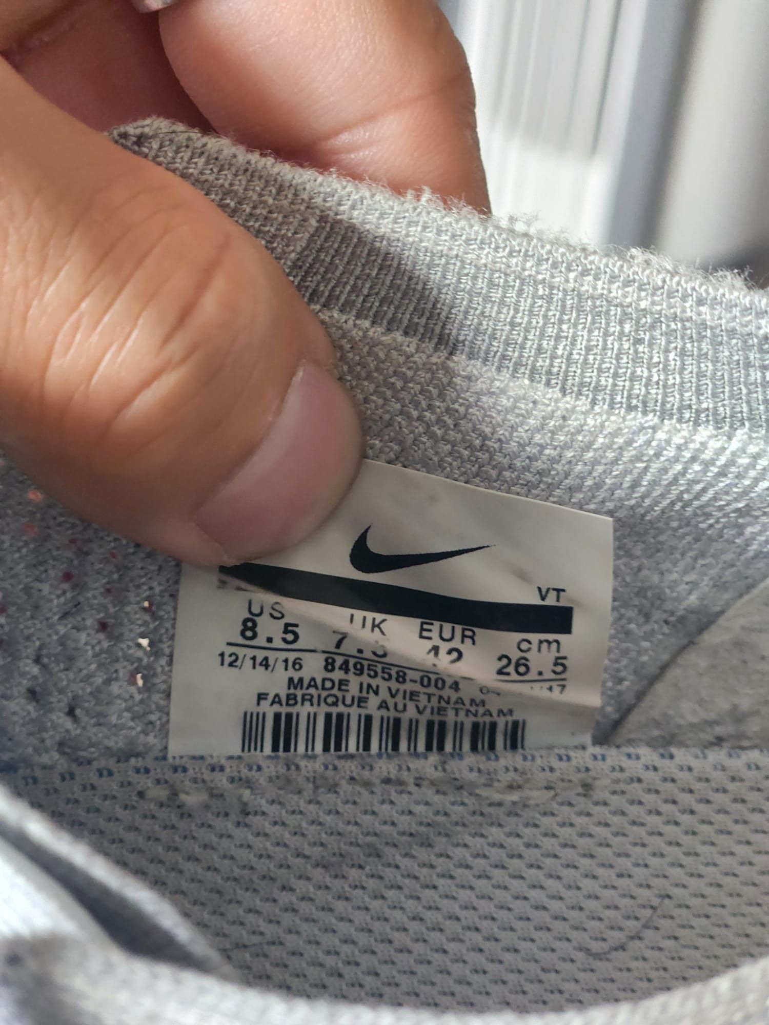 Nike Nike Air VaporMax Pure Platinum Size US 8.5 / EU 41-42 - 6 Thumbnail