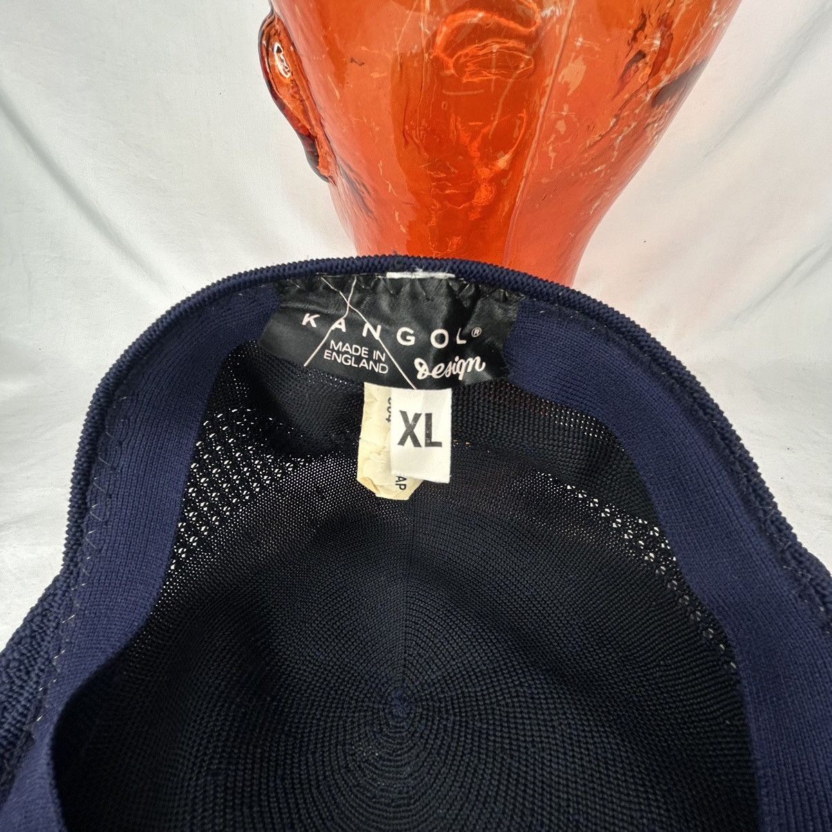 Kangol Vintage Kangol Hat Cap Navy Blue Ventair 504 Flat Ivy 90s Size ONE SIZE - 4 Thumbnail