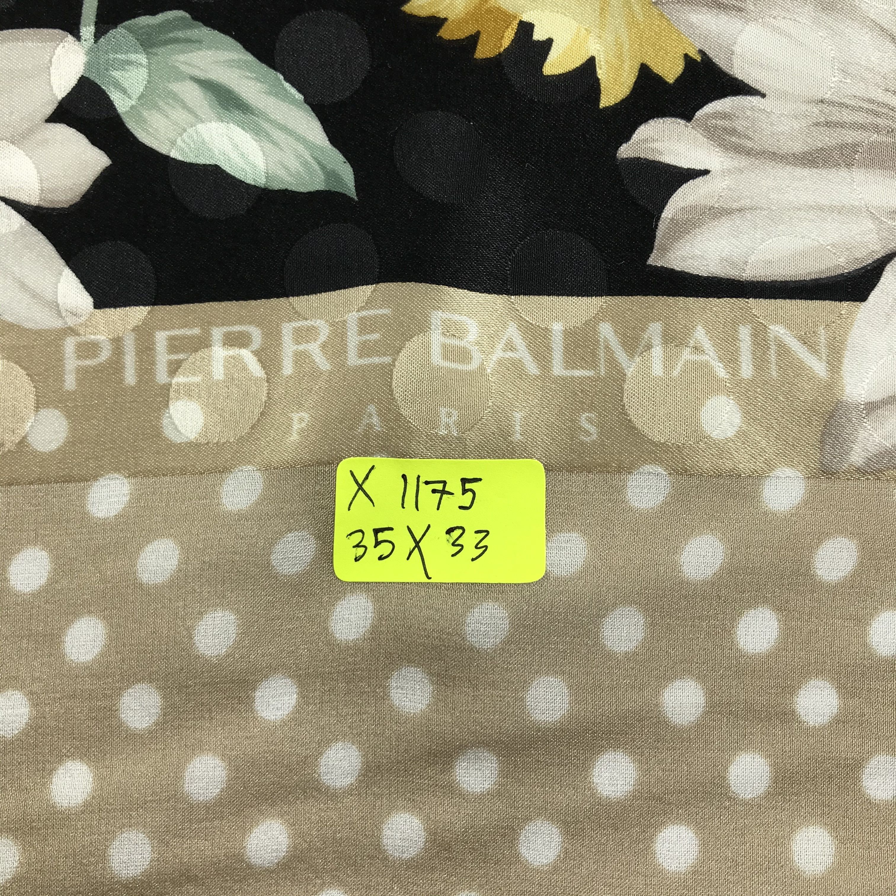 Pierre Balmain Vintage Pierre Balmain Silk Scarf Size ONE SIZE - 8 Thumbnail