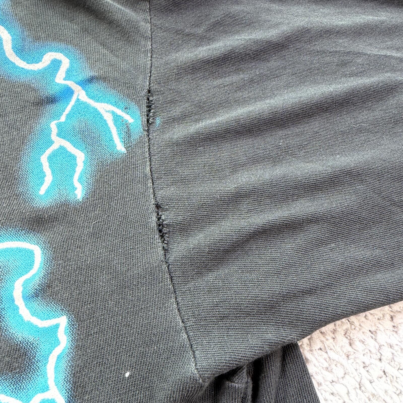 Other Vintage Y2K American Thunder Lightning Eagle Native T Shirt Size US L / EU 52-54 / 3 - 5 Thumbnail