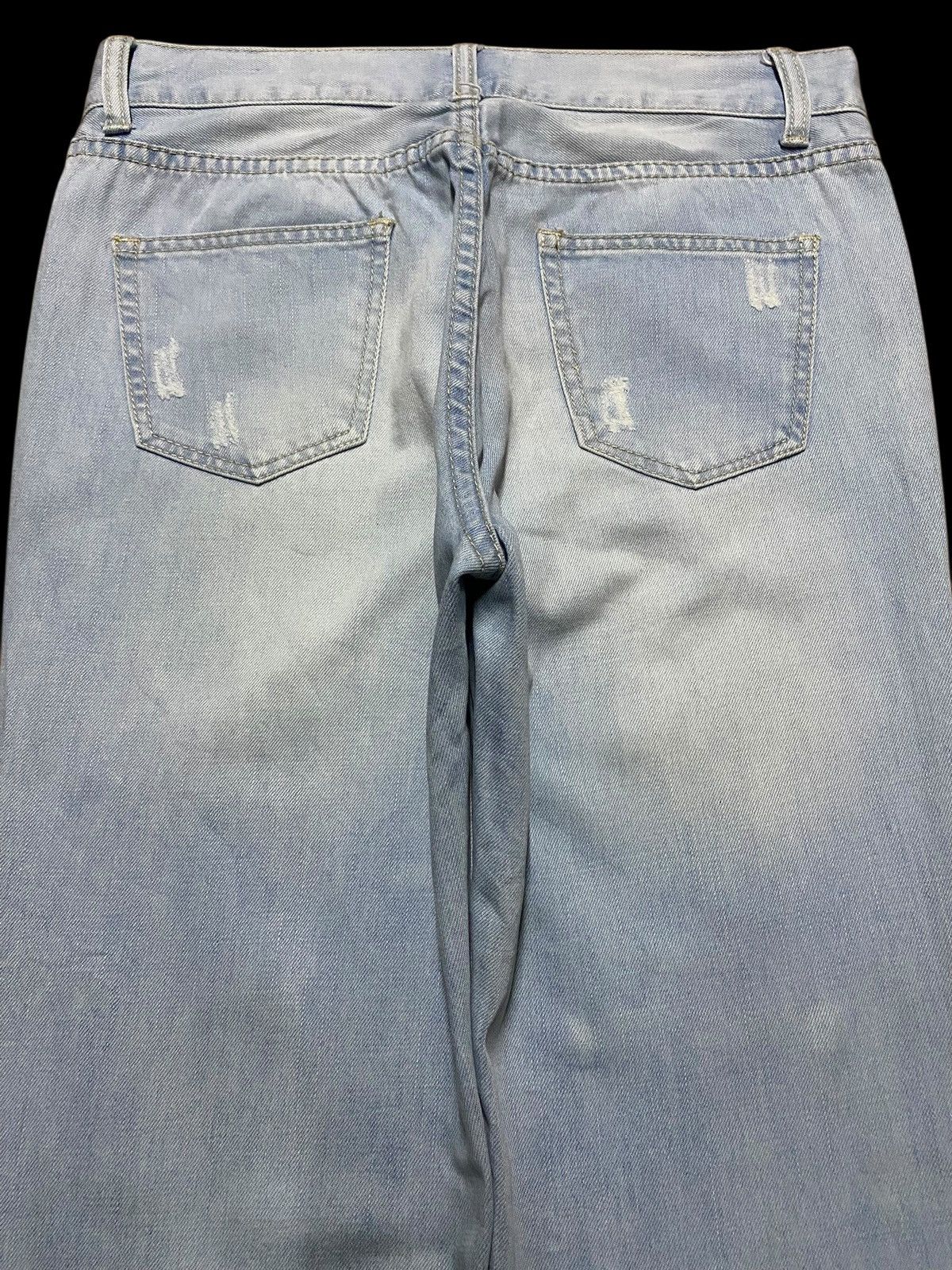 Japanese Brand Rare Vintage Japanese Brand Retro Girl Patched Jeans Size 30" / US 8 / IT 44 - 4 Thumbnail