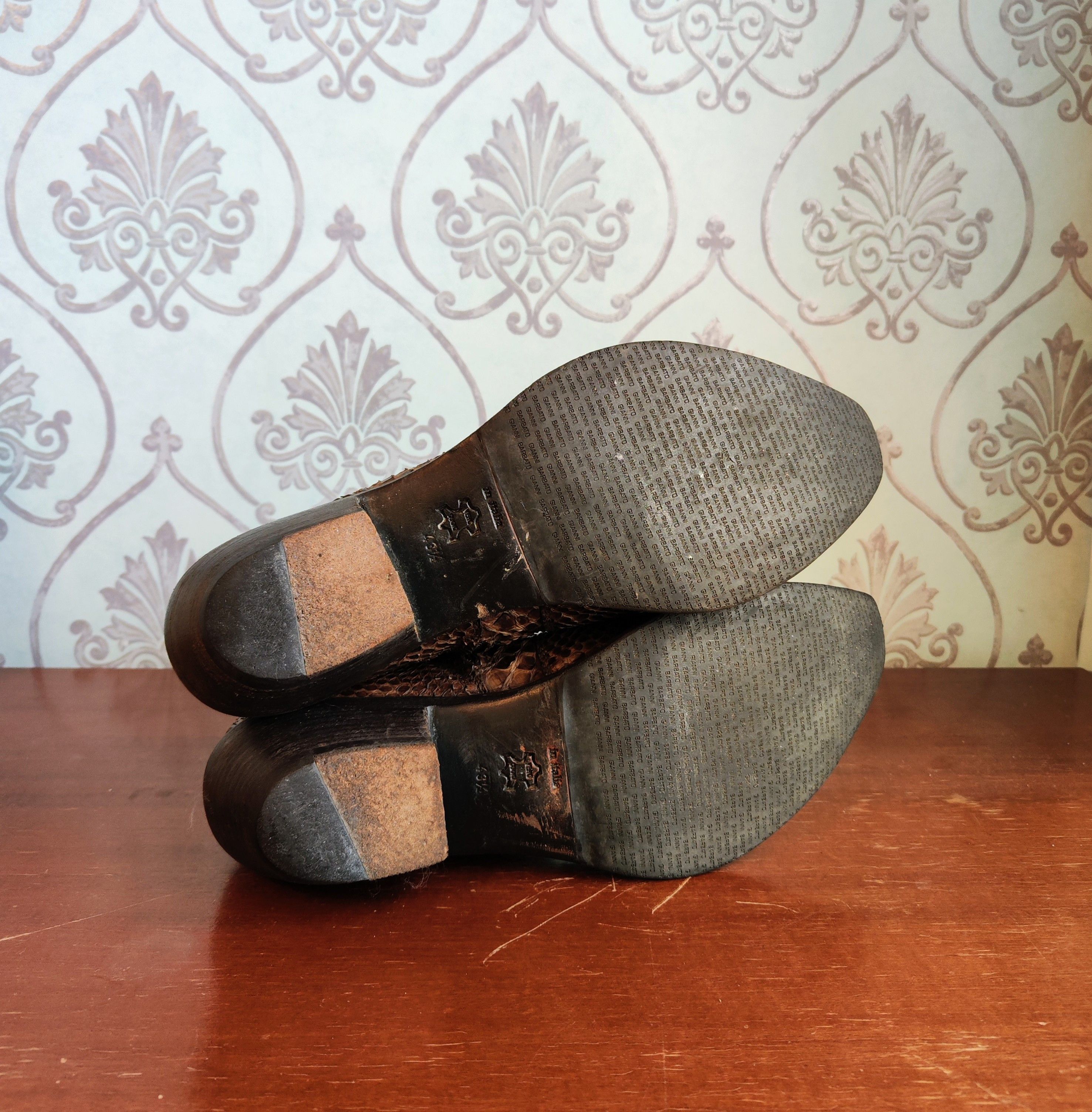 Gianni Barbato GRAIL! Snakeskin boots.Like Tom Ford or Saint Laurent boots Size US 10 / EU 43 - 7 Thumbnail