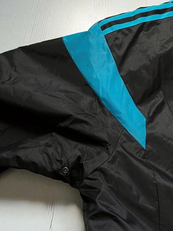 Adidas OG Adidas Vintage 80s Jacket Very Rare Black Aqua Blue Sz M Size US M / EU 48-50 / 2 - 3 Thumbnail