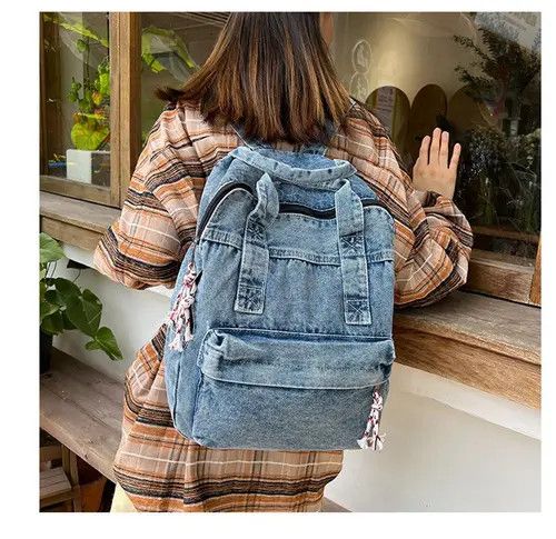 Vintage Denim Backpack Size ONE SIZE - 2 Thumbnail