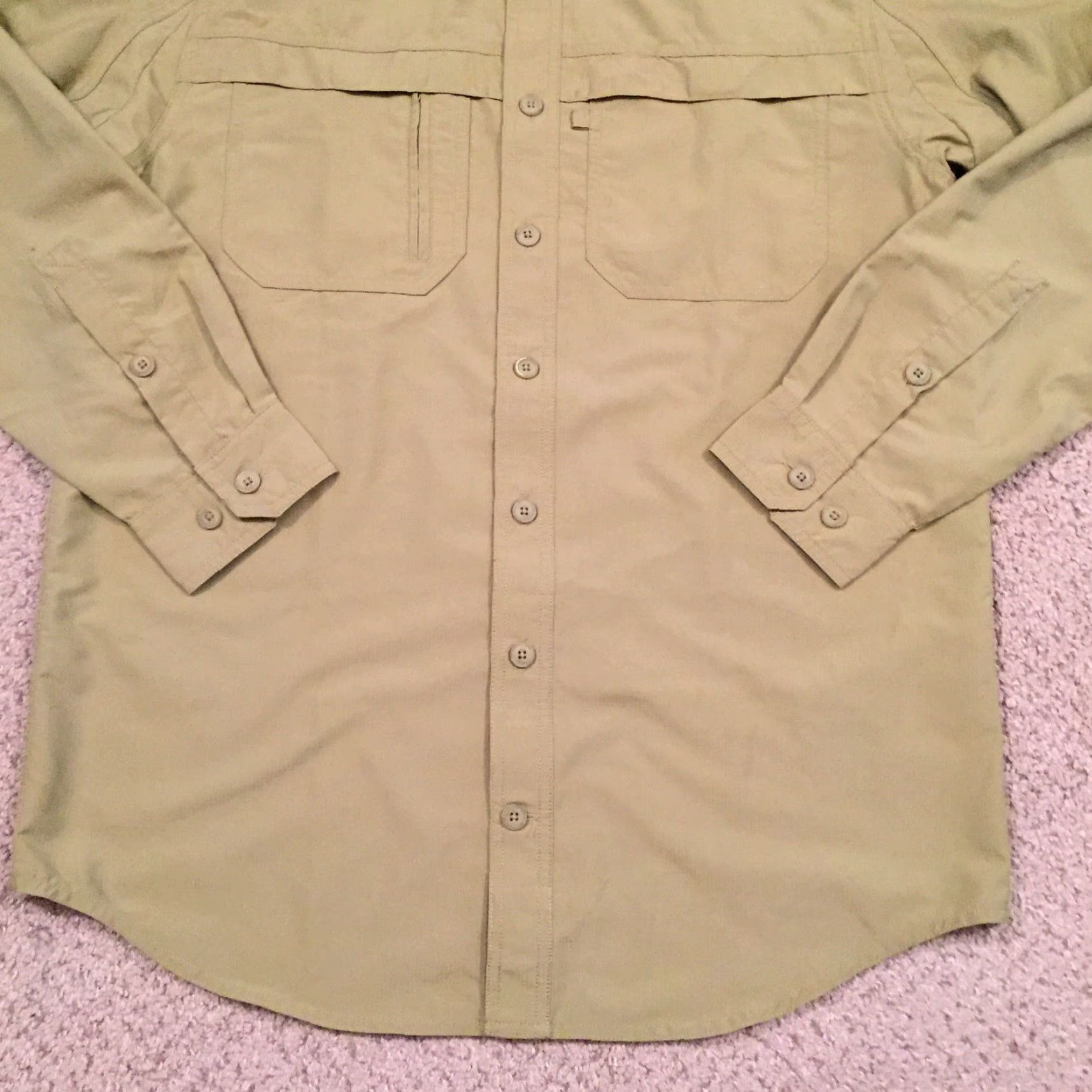 Vintage Duluth Shirt Mens Medium Tall Green Roll Tab Long Sleeve Button Up Pockets Size US M / EU 48-50 / 2 - 4 Thumbnail