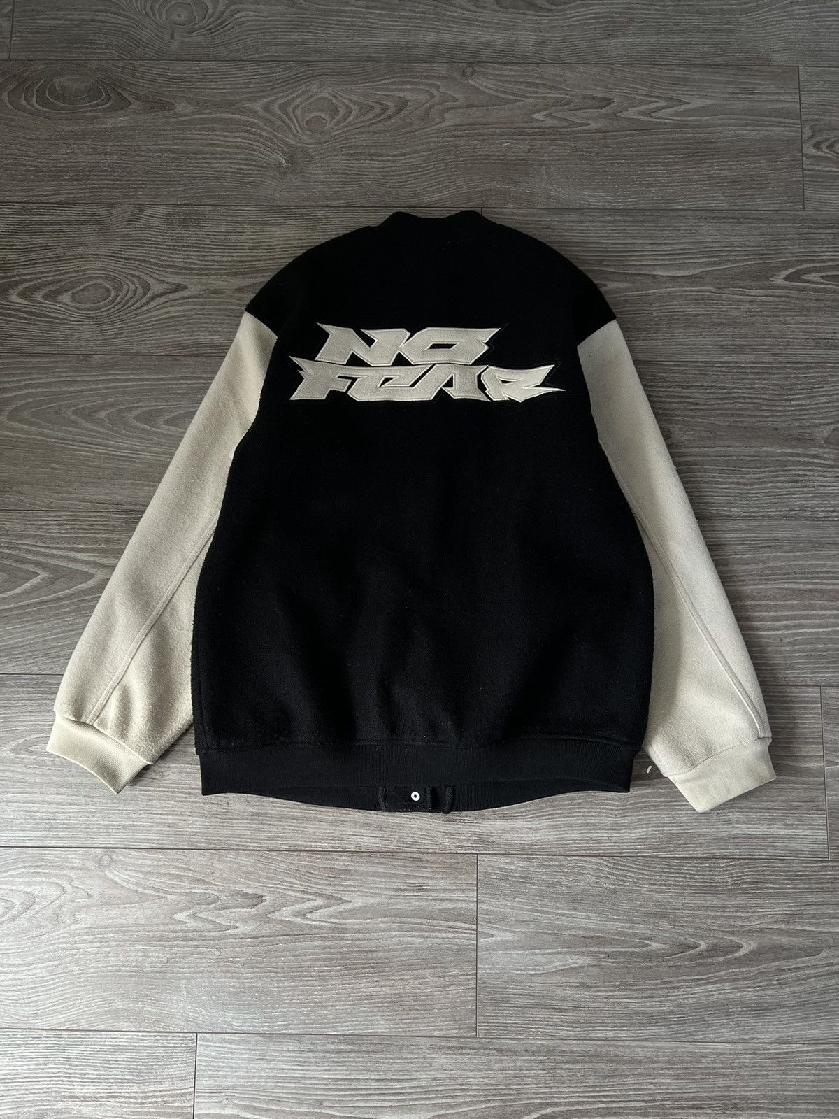 Designer × H&M × No Fear ‼️Teddy Fleece No Fear x H&M Big Logo Avant garde Bomber ‼️ Size US M / EU 48-50 / 2 - 1 Thumbnail