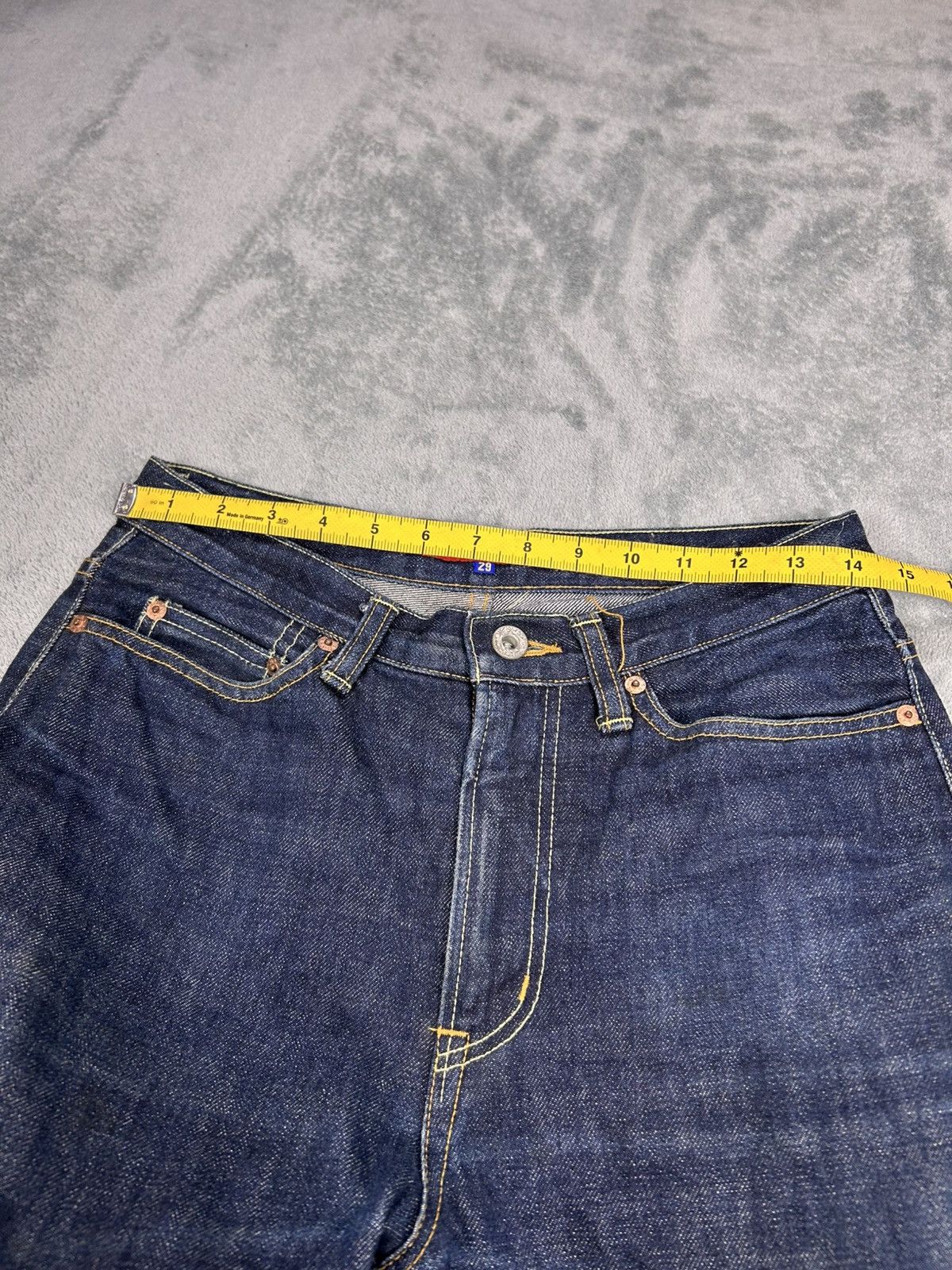 Japanese Brand Miracle Women Fire Denim Jeans S045 Size 29" - 10 Thumbnail