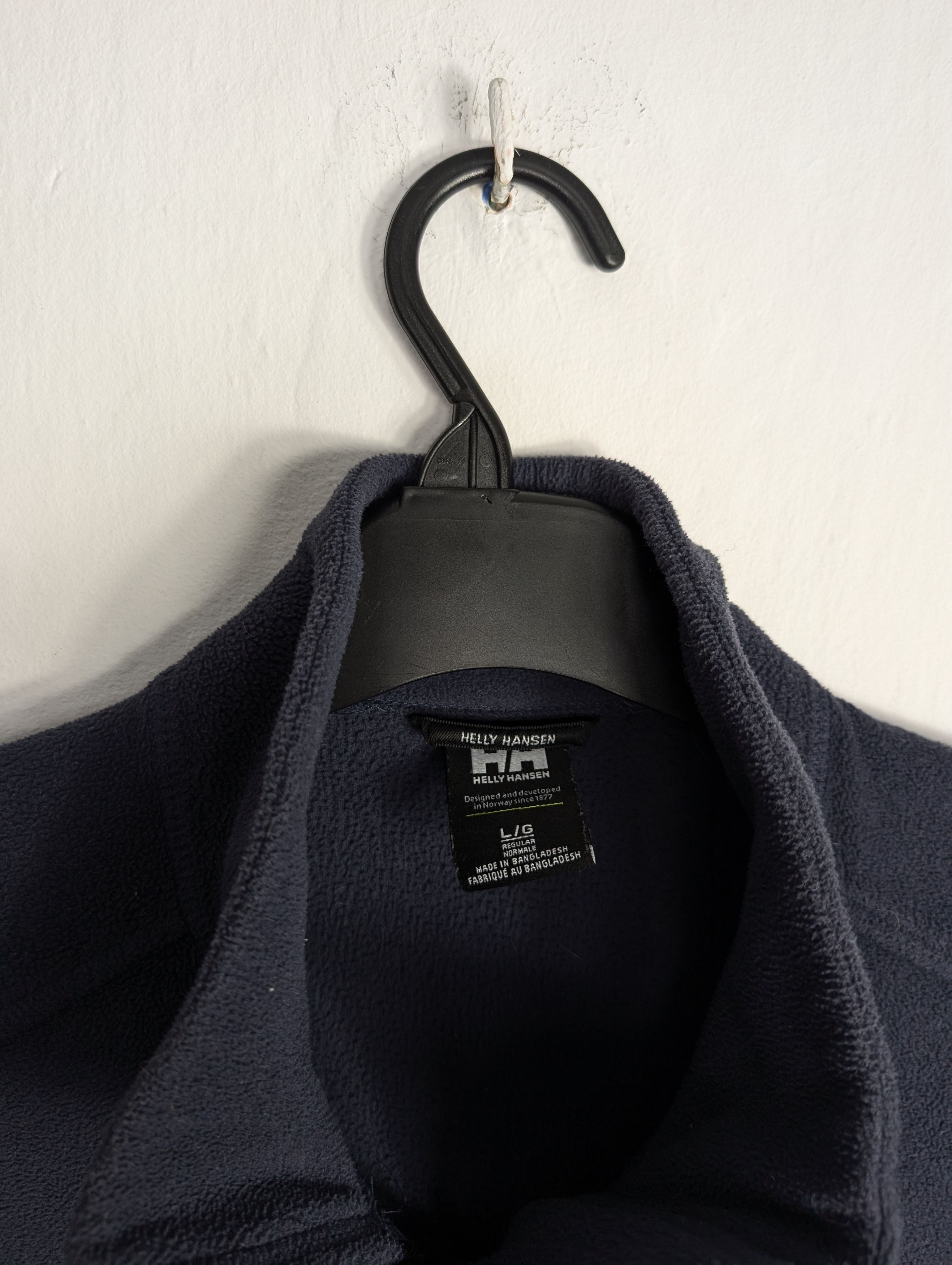 Helly Hansen Helly Hansen Navy Fleece Quarter Zip Jumper Size US L / EU 52-54 / 3 - 3 Thumbnail