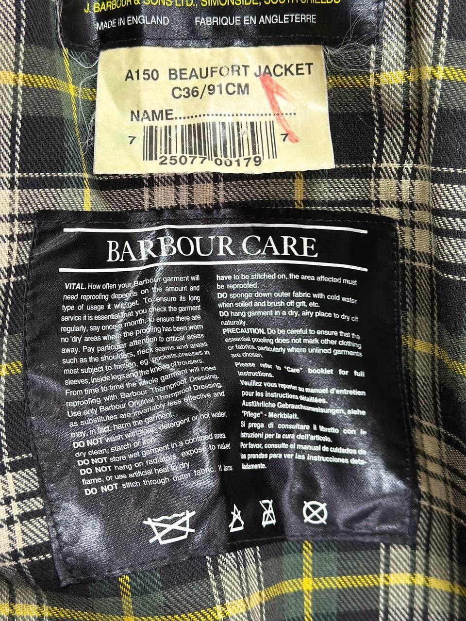 Barbour Barbour Beaufort Wax Jacket Mens C36 / 91CM Small | Grailed 