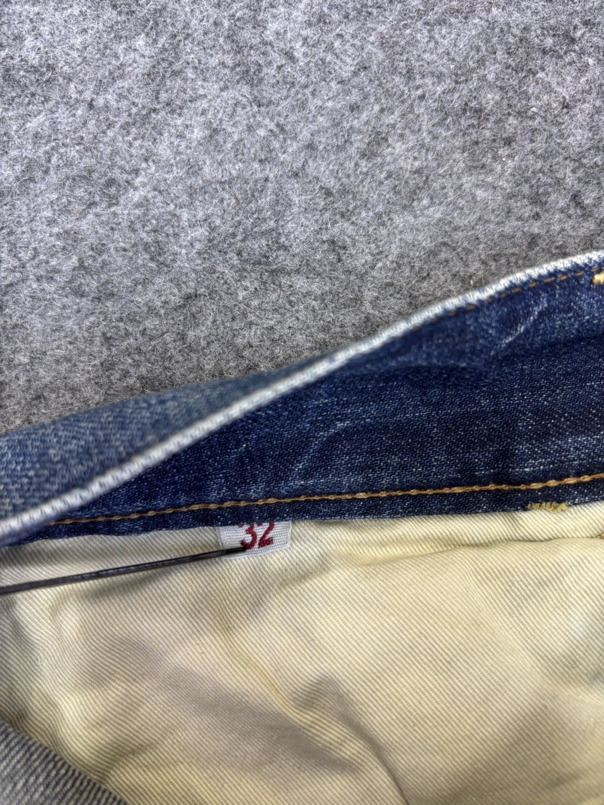 Japanese Brand 💥Thrashed💥Vtg Gowest heavy Distressed Cargo Denim F977 Size US 32 / EU 48 - 13 Thumbnail