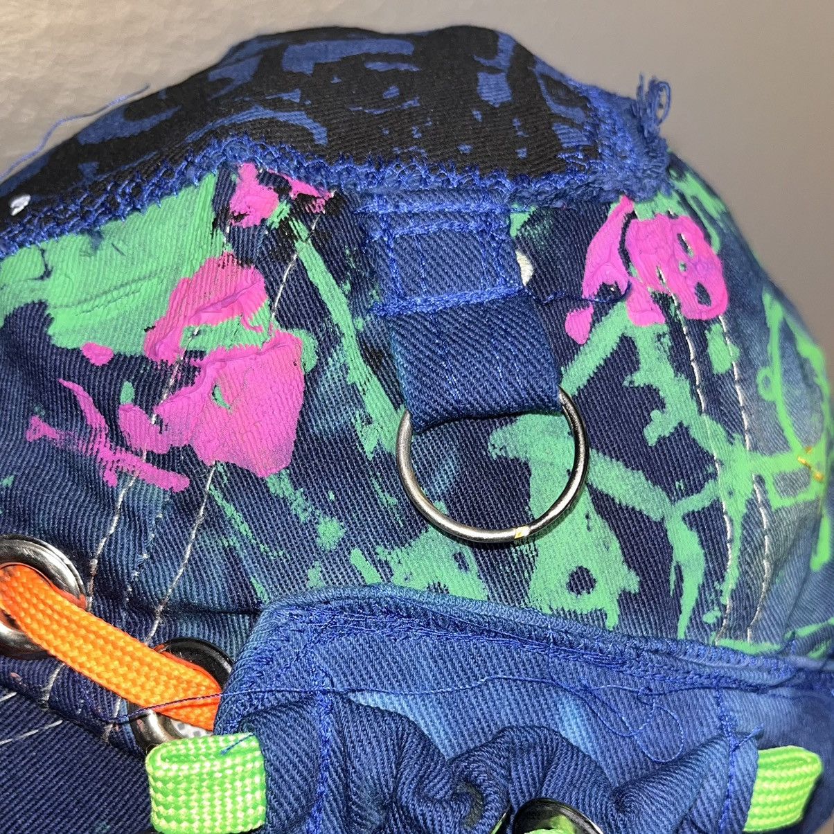 Designer Basedbich 1of1 denim safari inspired hat Size ONE SIZE - 14 Thumbnail