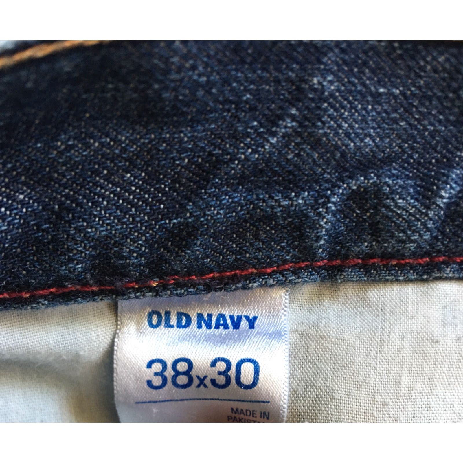 Old Navy Old Navy Jeans Men’s 38x30 Straight Denim Blue Regular Mid Rise 5-Pocket Zip Machine Washable Size US 38 / EU 54 - 2 Thumbnail