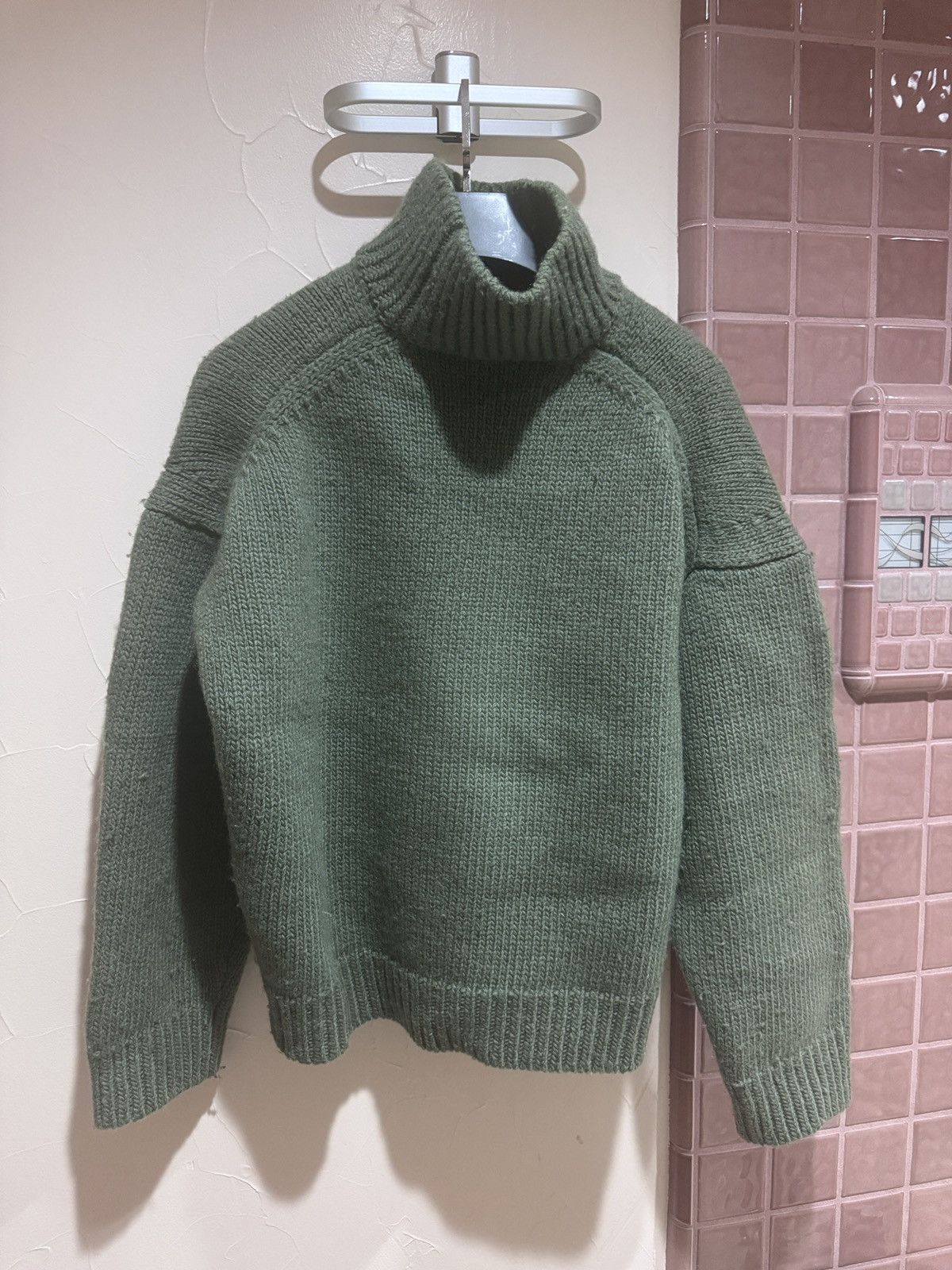 Auralee Chunky Knit Turtleneck Size US L / EU 52-54 / 3 - 3 Thumbnail