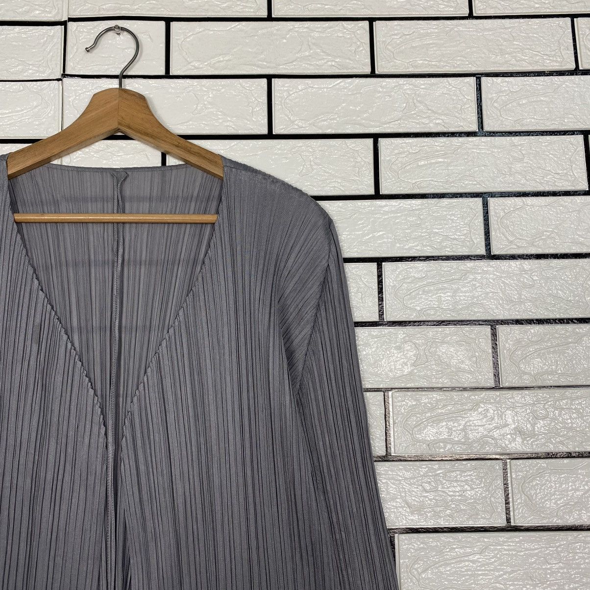 Pleats Please Issey Miyake 🔥Vintage Long Cardigan Jacket Pleats Please Issey Miyake Size M / US 6-8 / IT 42-44 - 15 Thumbnail