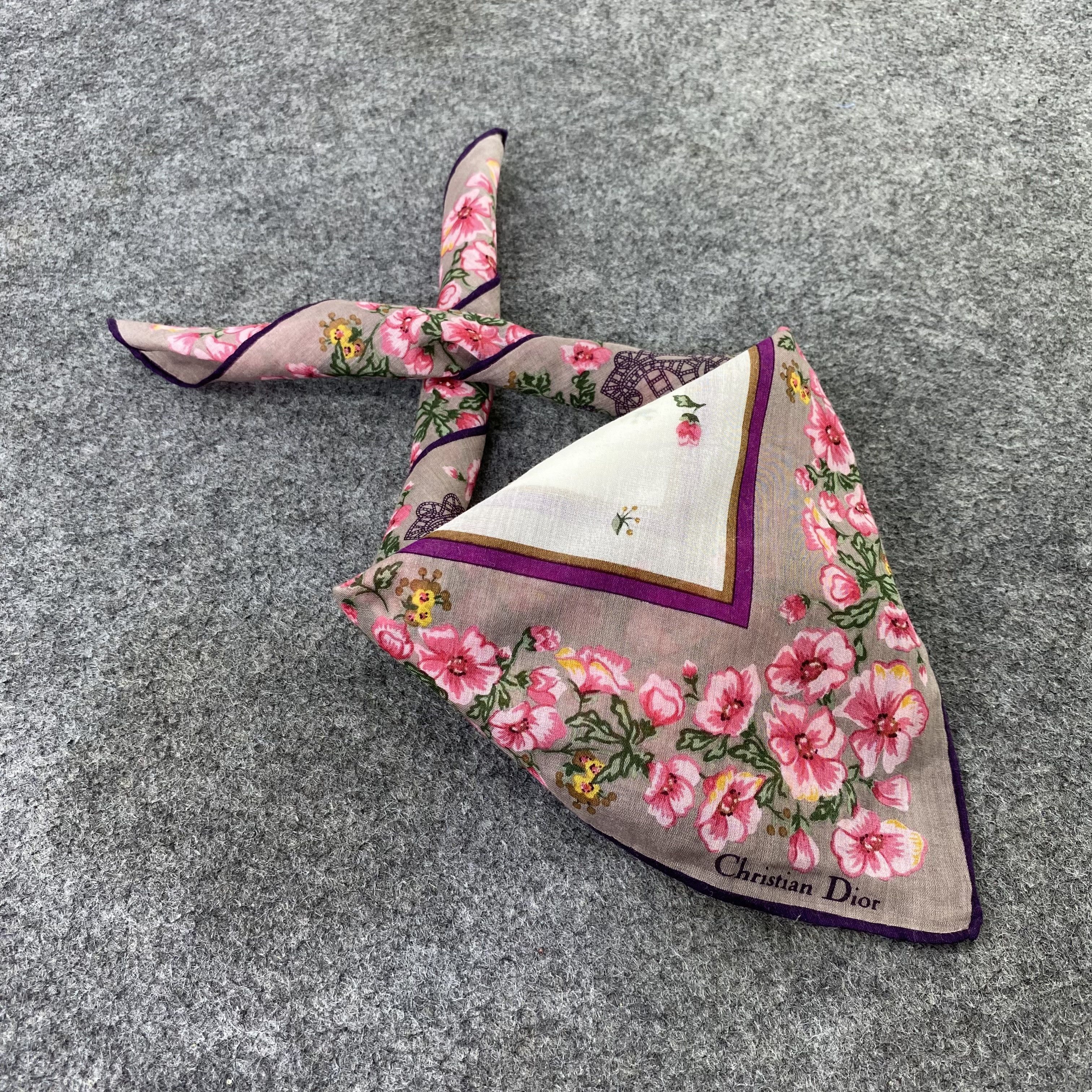 Designer Christian Dior Handkerchief / Bandana / Neckerchief-B741 Size ONE SIZE - 1 Thumbnail