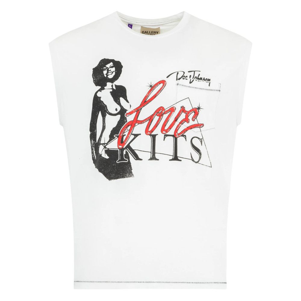 Gallery Dept. WHITE T-Shirts & Vests - Vests & Tanks