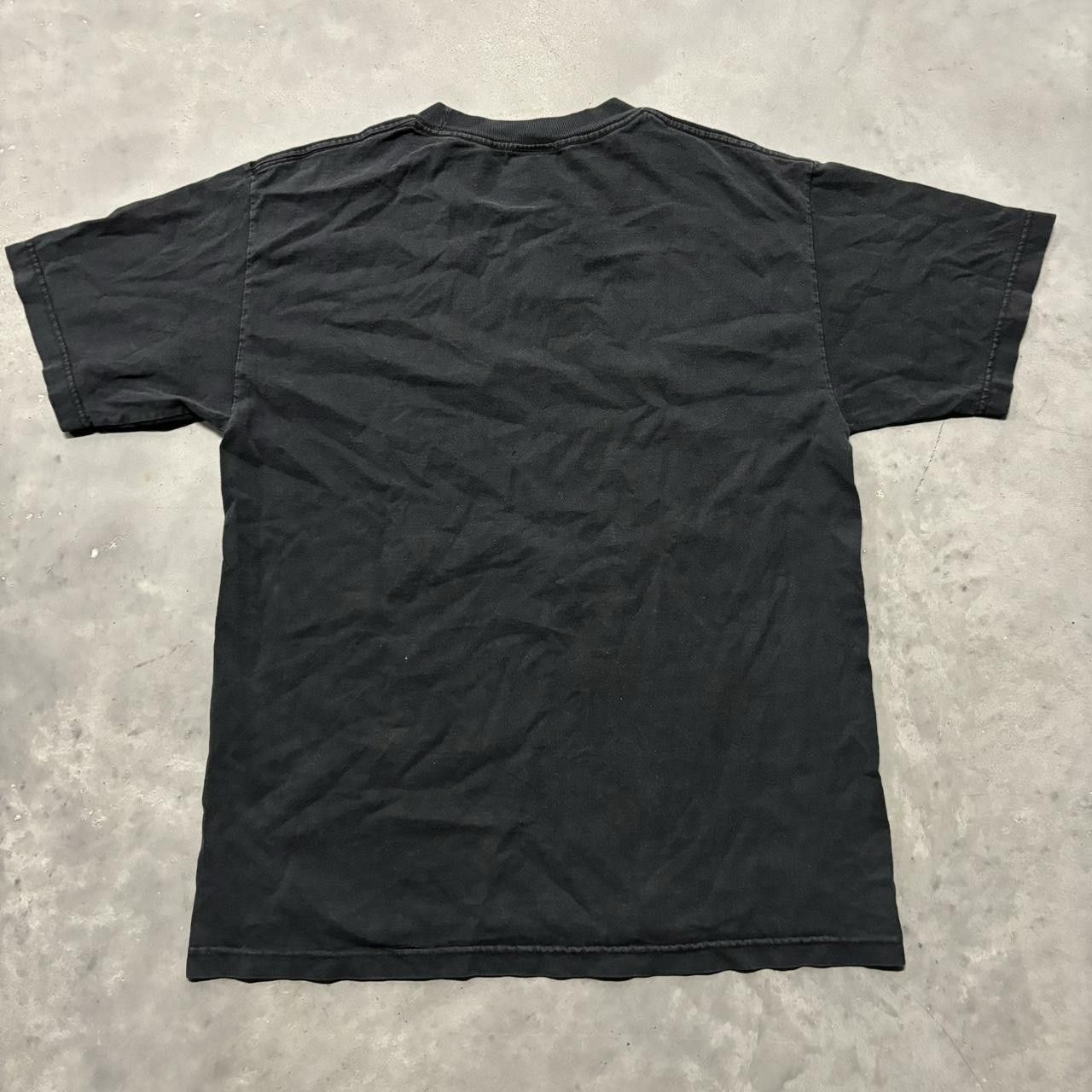 Japanese Brand × Vintage Crazy Vintage Y2K/2000s Faded Cartel Ink Day Of The Dead Skull Graphic Tee! Size US M / EU 48-50 / 2 - 5 Thumbnail