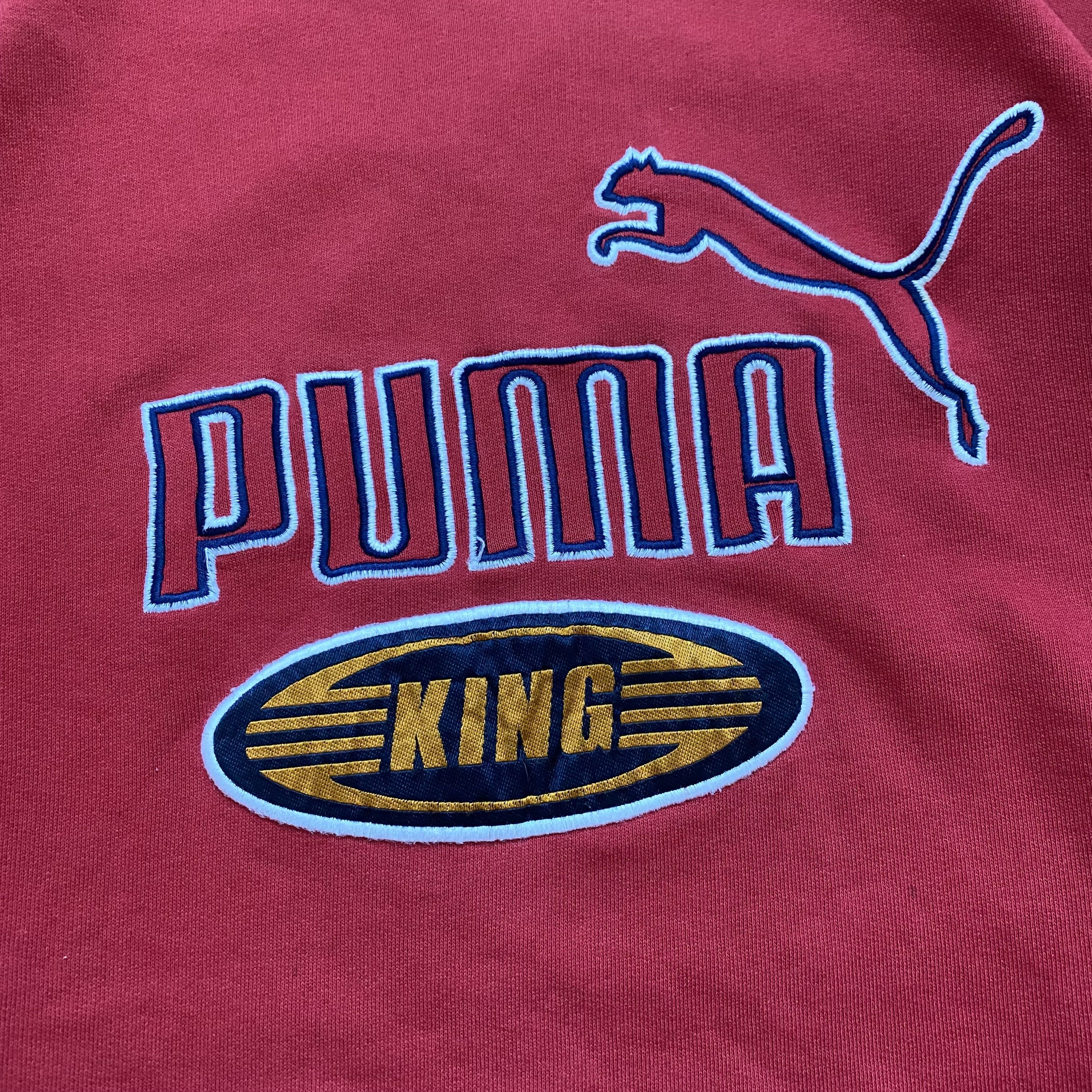Puma 🔥 Rare Vintage 80s Puma King Boxy sweatshirt Cropped Size US L / EU 52-54 / 3 - 5 Thumbnail