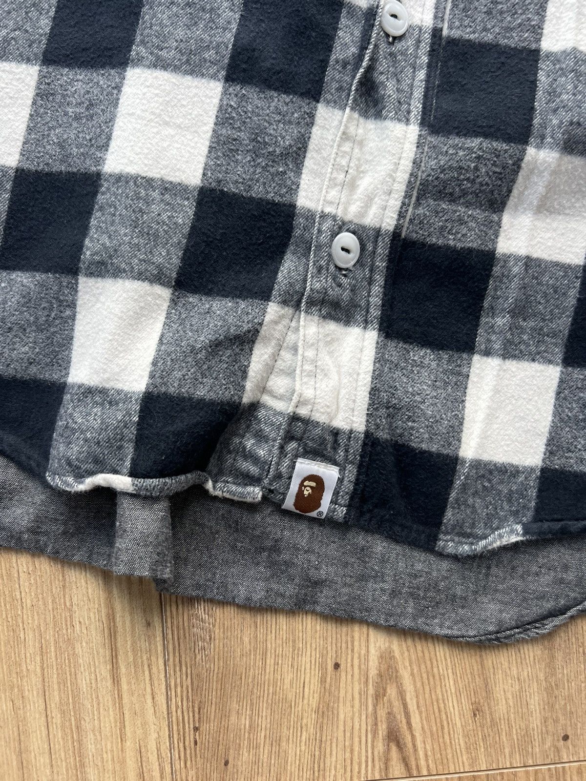 Bape BAPE BAPEAREL INDUSTRY FLANNEL CHECK TIMBER SHIRT Size US M / EU 48-50 / 2 - 3 Thumbnail