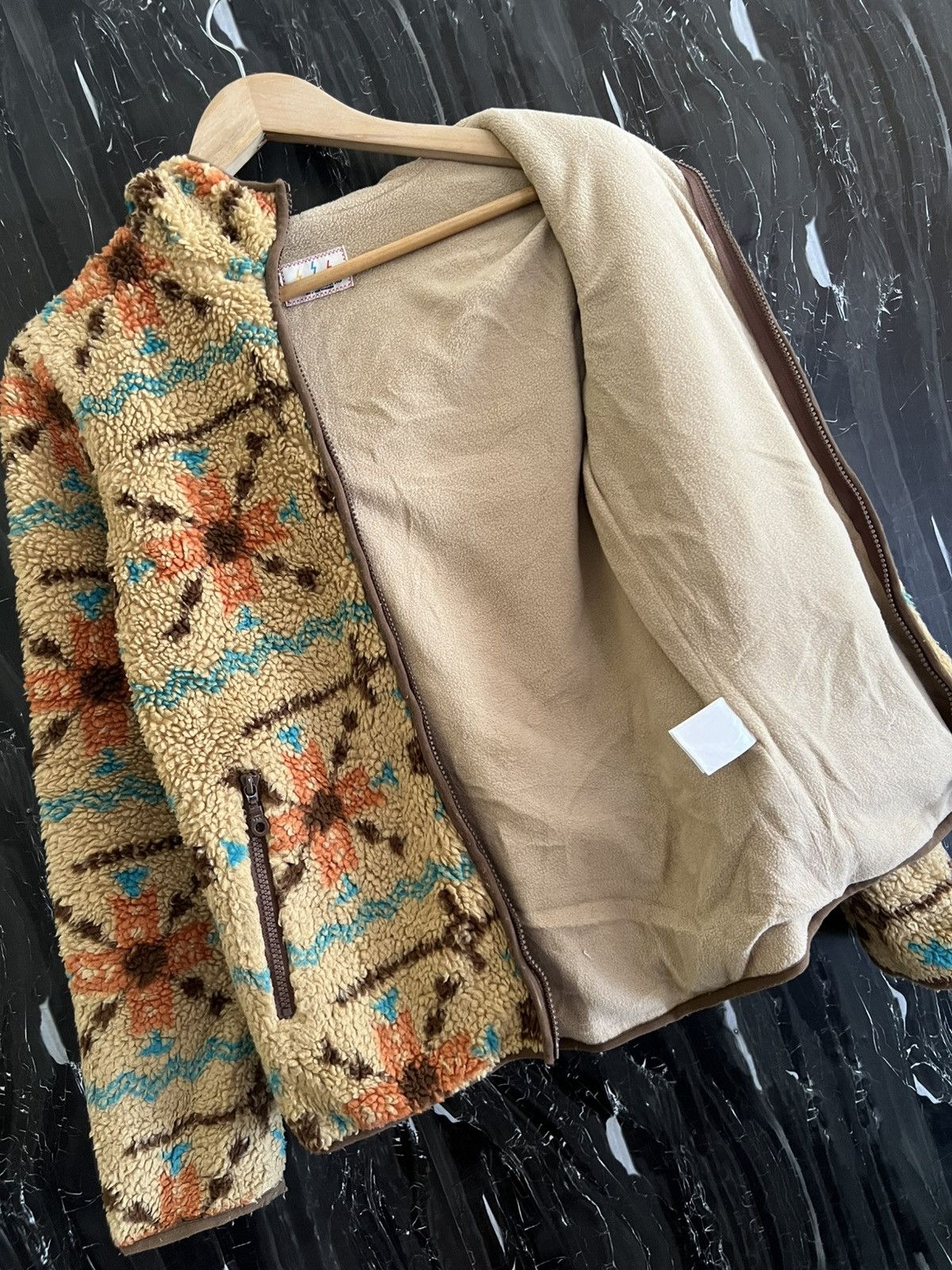 Japanese Brand Rodeo Crowns Navajo Fleece Jacket – Tribal Pattern Size US M / EU 48-50 / 2 - 6 Thumbnail