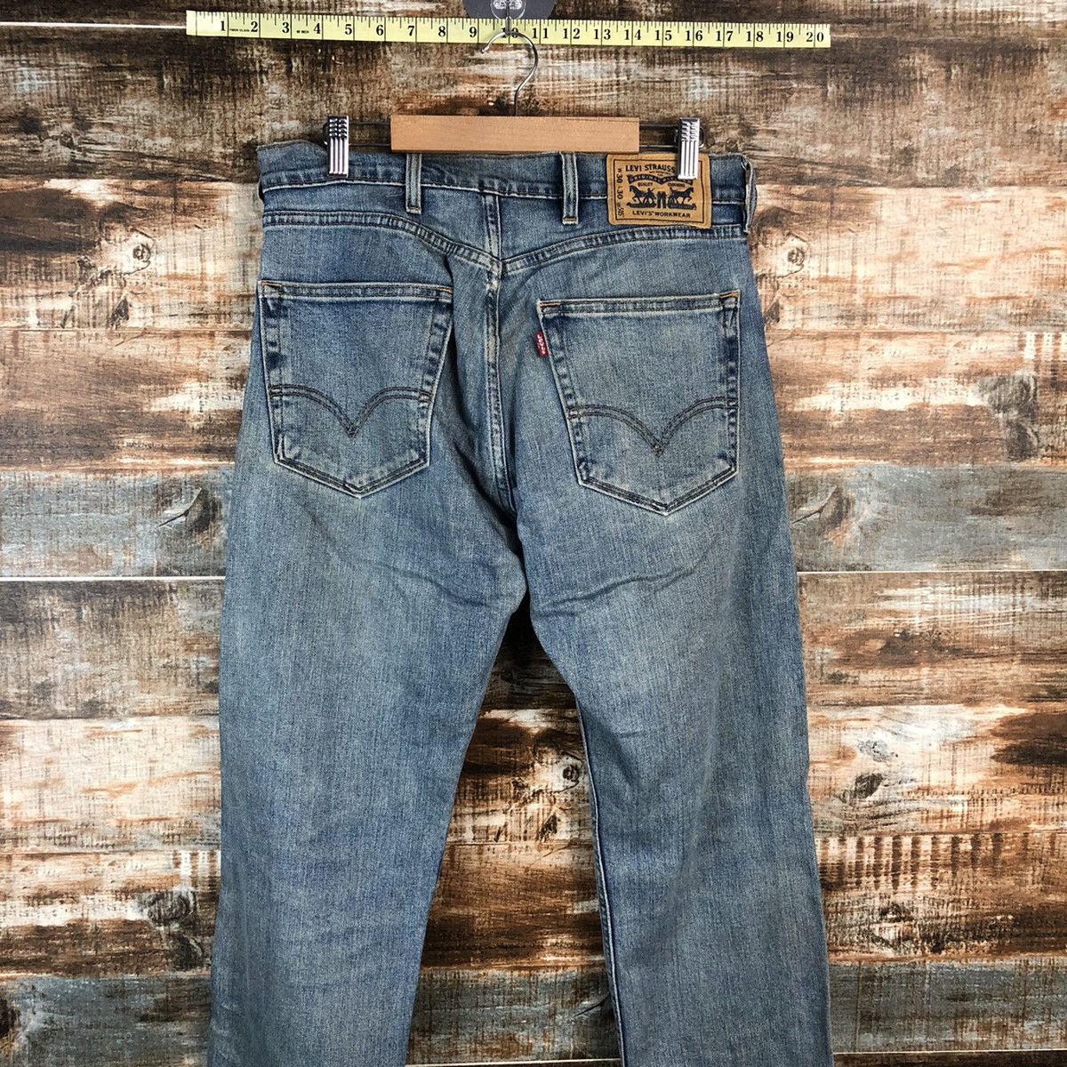 Levi's DL Levis 505 Blue Denim Pants #C210 Size US 30 / EU 46 - 13 Thumbnail