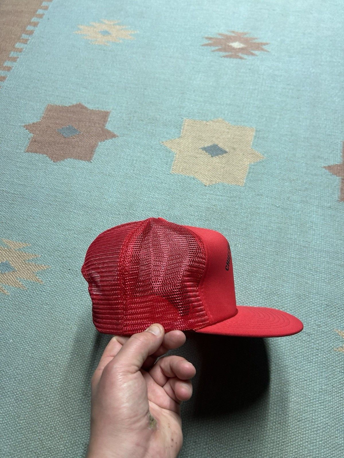 Vintage Vtg trucker hat Chieftain oil company Owosso Michigan Texaco Size ONE SIZE - 8 Thumbnail