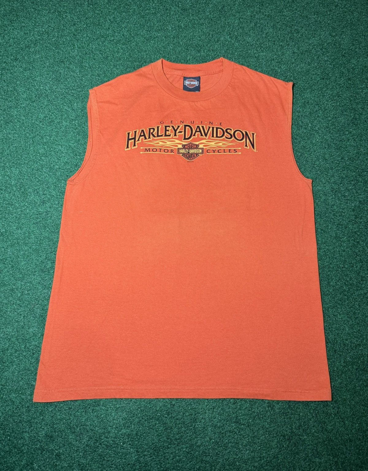 Harley Davidson Harley Davidson Sleeveless Large Biker Motorcycle Tank Top Size US L / EU 52-54 / 3 - 1 Thumbnail