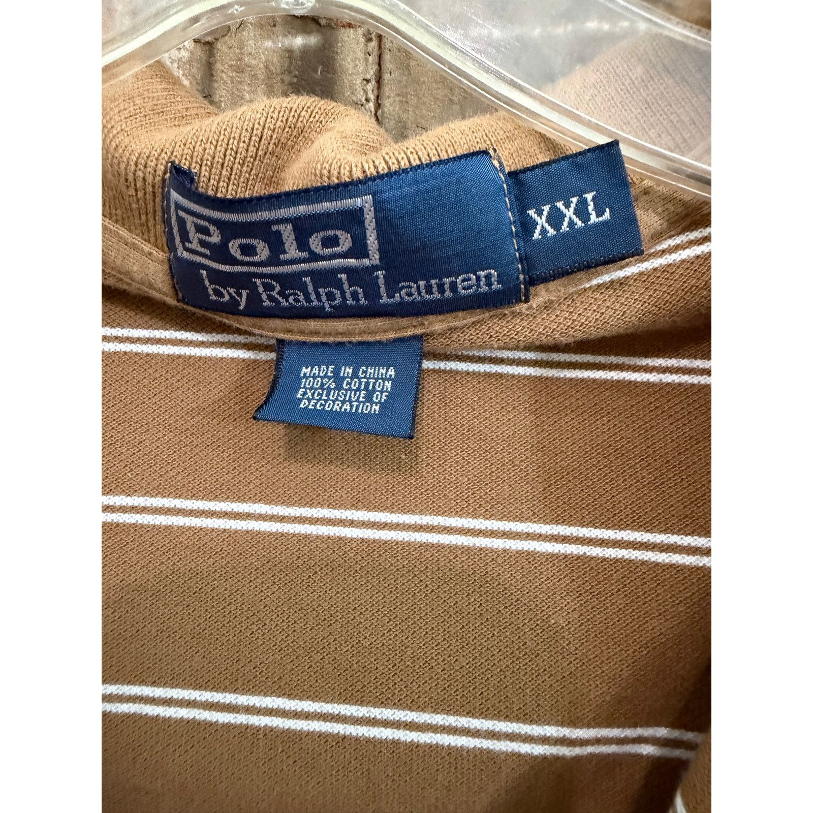 Ralph Lauren Polo Ralph Lauren Mens Brown Stripe Green Pony Logo Size XXL Size US XXL / EU 58 / 5 - 4 Thumbnail