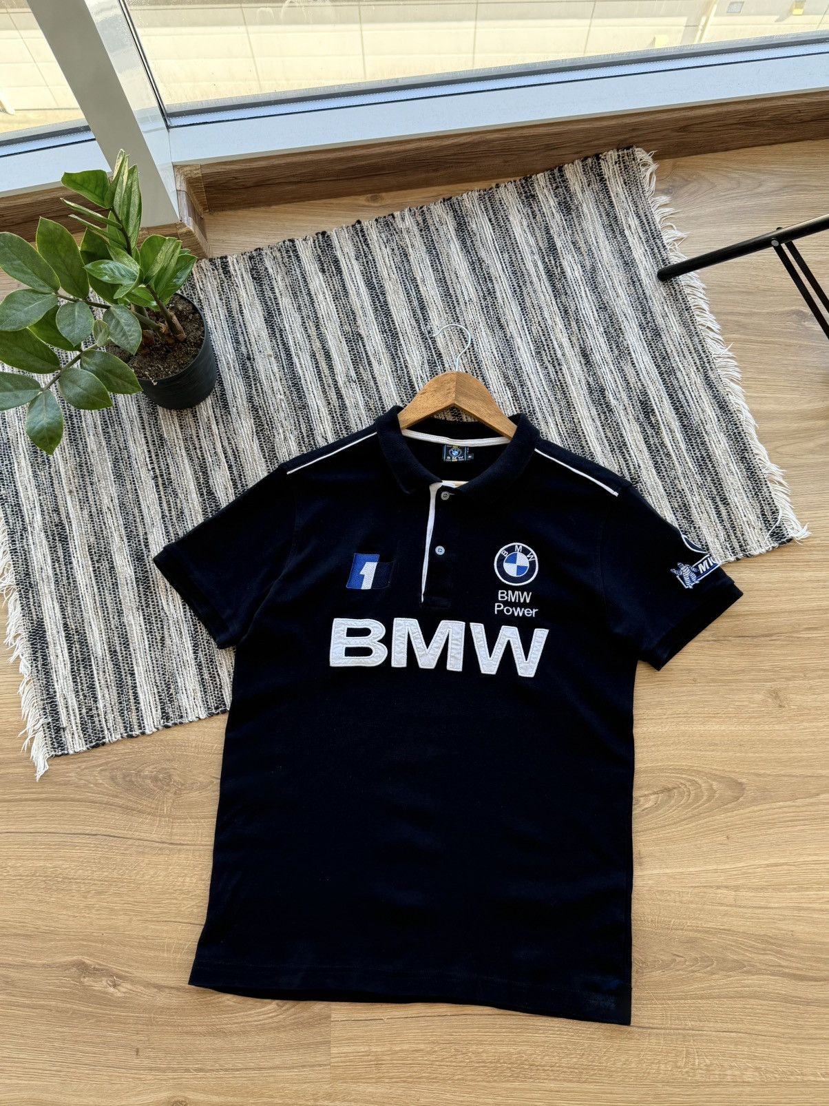 BMW Vintage BMW Power Williams F1 Team Big Logo Racing Polo Sz M Size US M / EU 48-50 / 2 - 1 Thumbnail