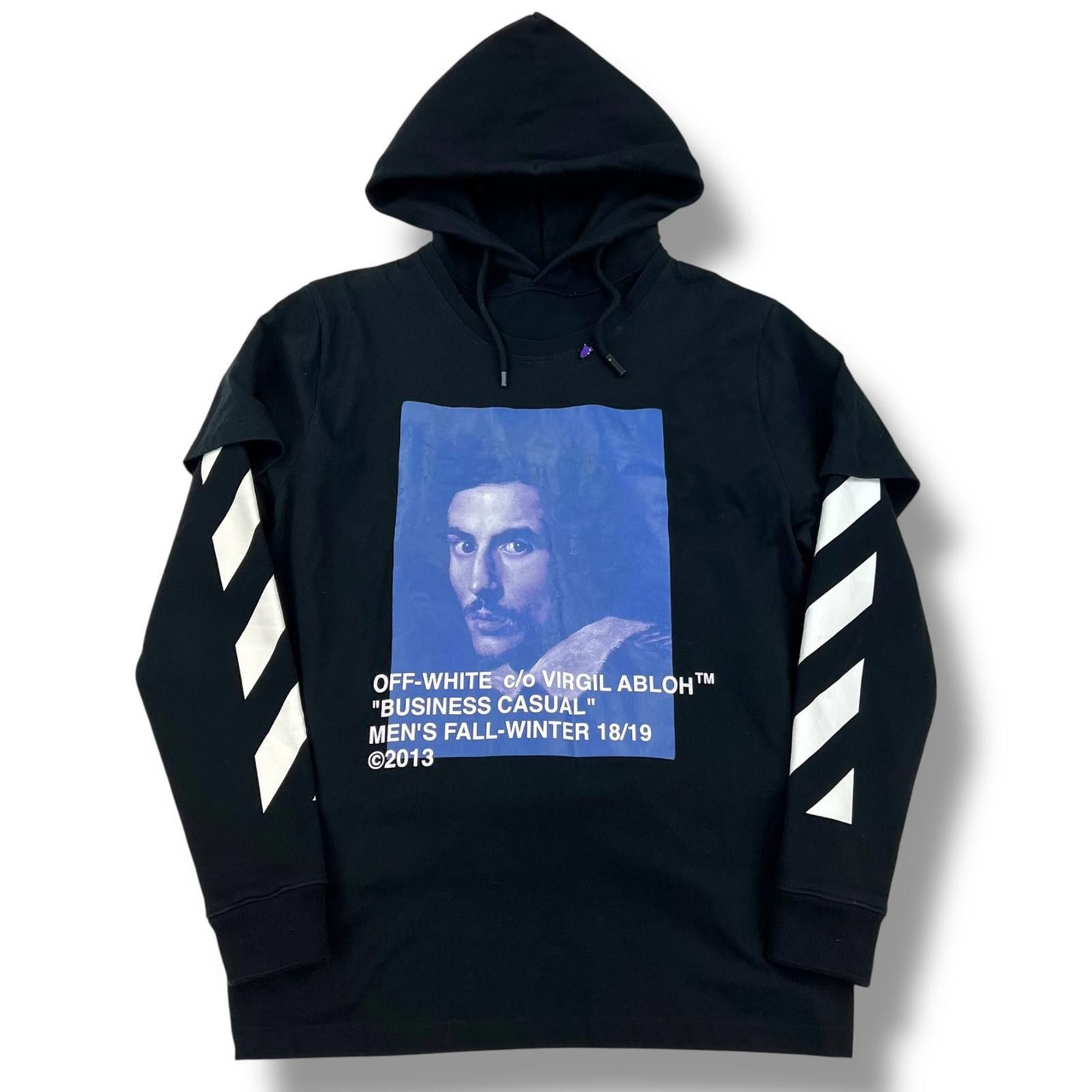 Off-White Off-White Bernini Double Layered Hoodie Size US S / EU 44-46 / 1 - 2 Thumbnail