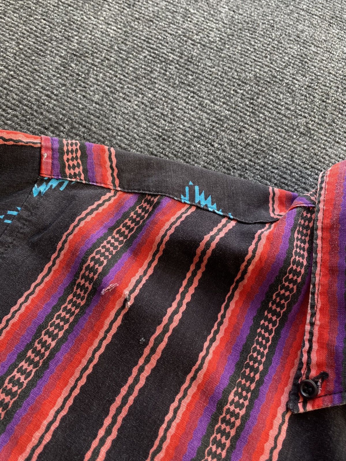 Wrangler 🔥80s Wrangler Brushpopper Western shirt pearl snap aztec xl Size US XL / EU 56 / 4 - 17 Thumbnail