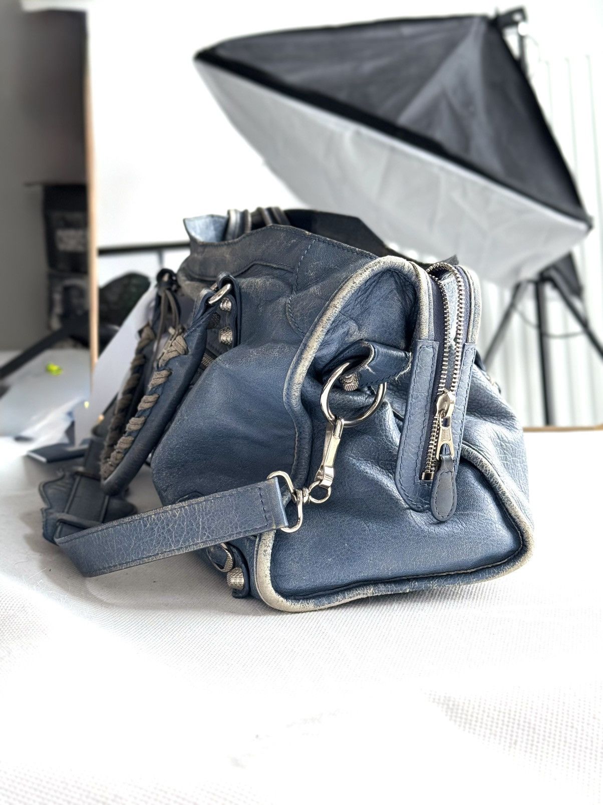 Balenciaga Vintage Balenciaga City Bag Distressed Leather Handbag Size ONE SIZE - 19 Thumbnail