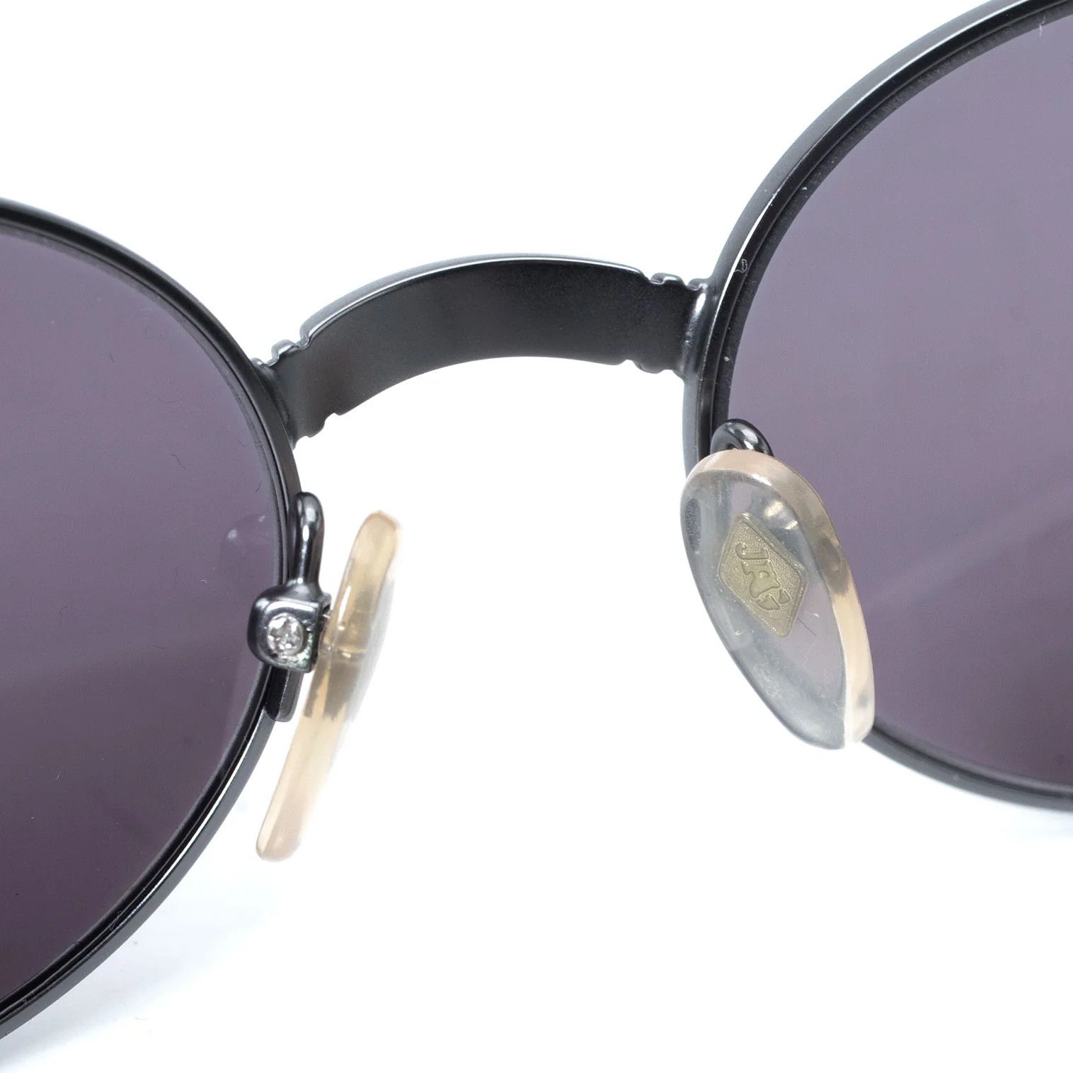 Jean Paul Gaultier Digital Font Oval Sunglasses in Blue Size ONE SIZE - 10 Thumbnail