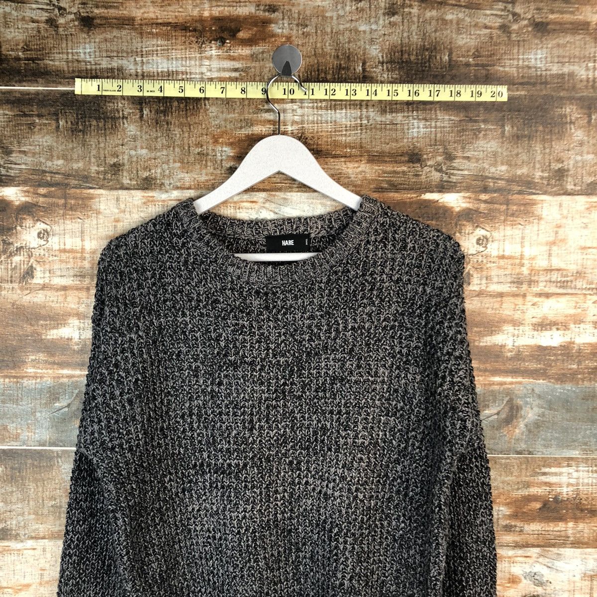 HARE × Homespun Knitwear Hare Grey Knitwear #A1516 Size US S / EU 44-46 / 1 - 5 Thumbnail