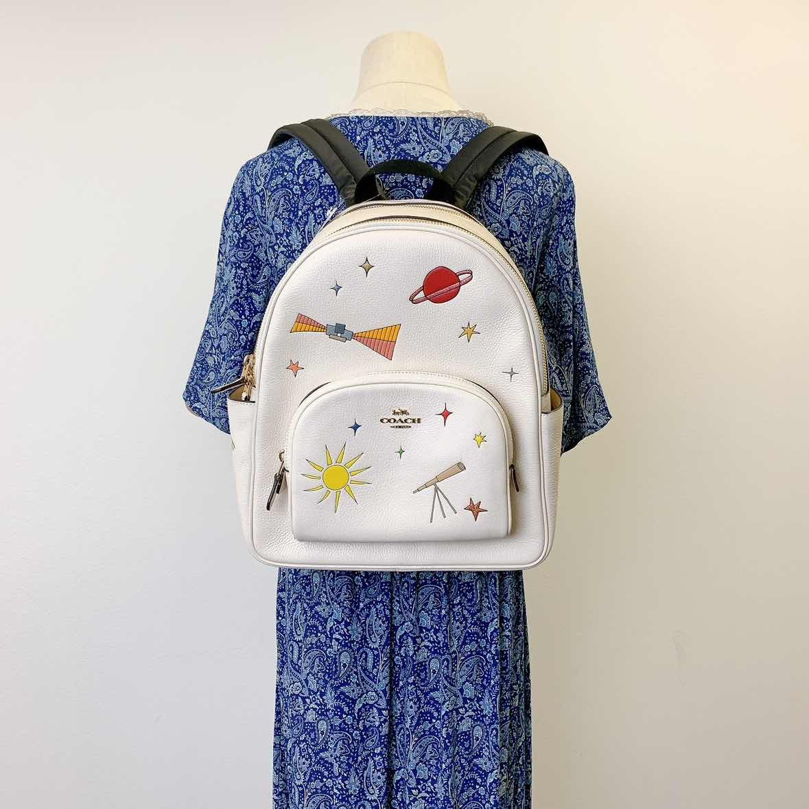 Coach Coach CU389 Coach X Observed By Us Court Backpack IN Chalk Size ONE SIZE - 1 Thumbnail
