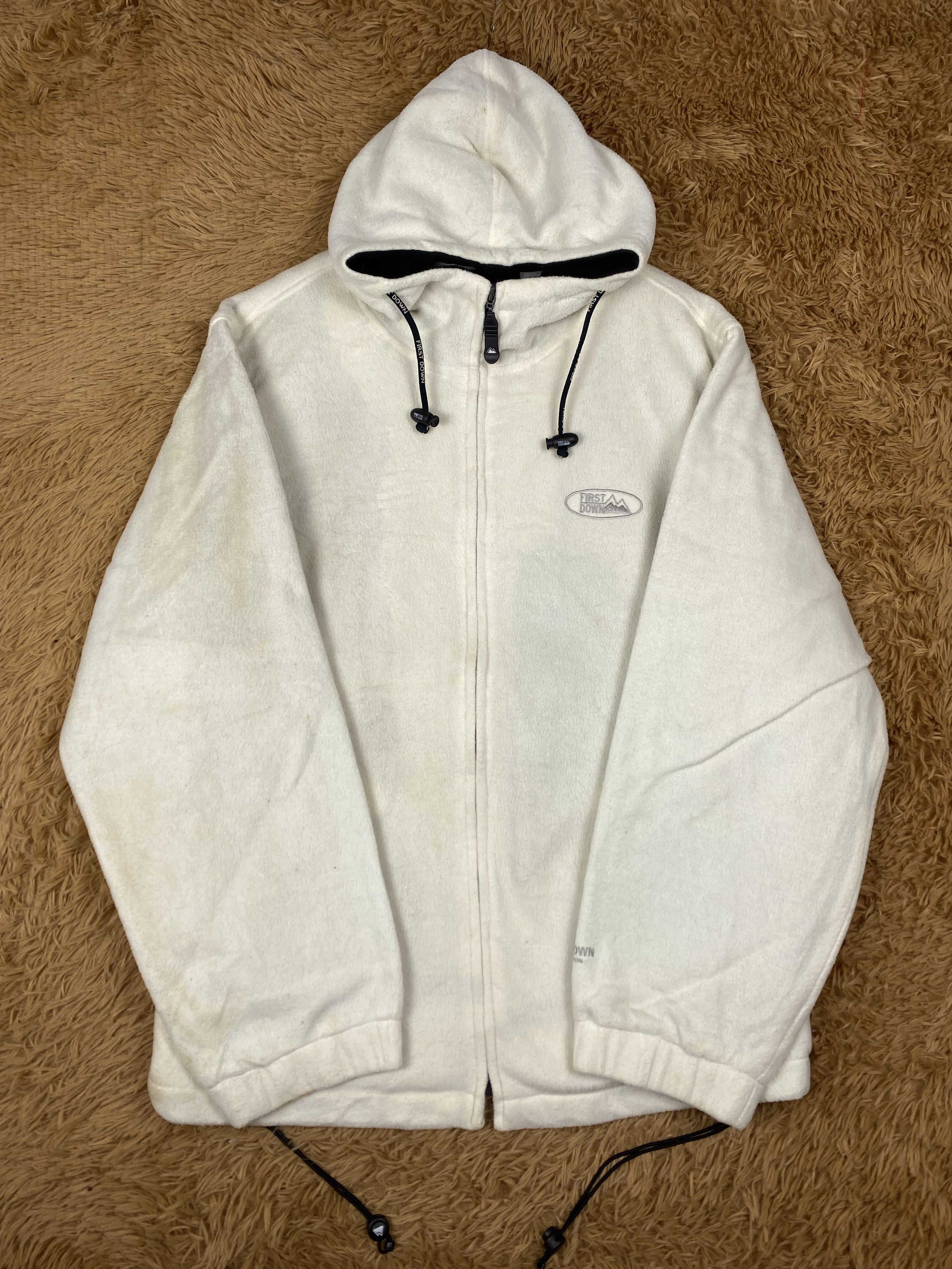 Japanese Brand Vintage First Down Light Fleece Jacket DJ0537 Size US L / EU 52-54 / 3 - 4 Thumbnail