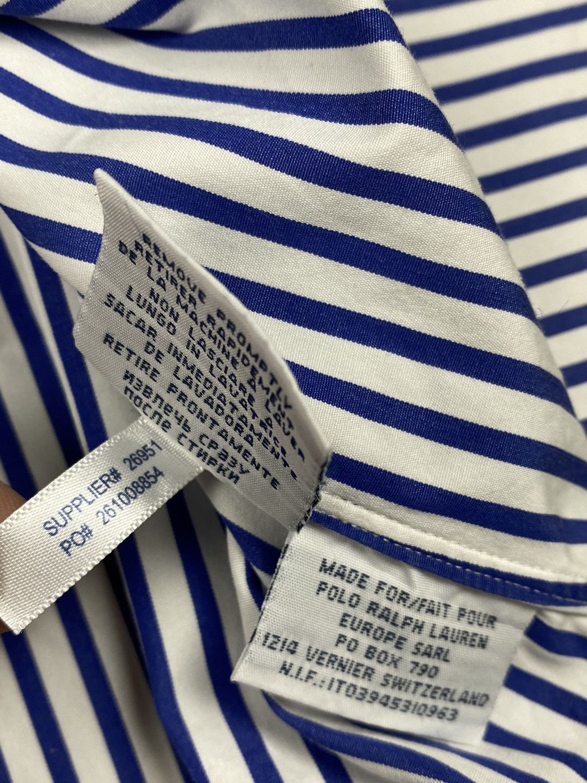 Polo Ralph Lauren × Ralph Lauren × Vintage Vintage Polo Ralph Lauren Designer Striped Button Up Shirt Size US M / EU 48-50 / 2 - 11 Thumbnail