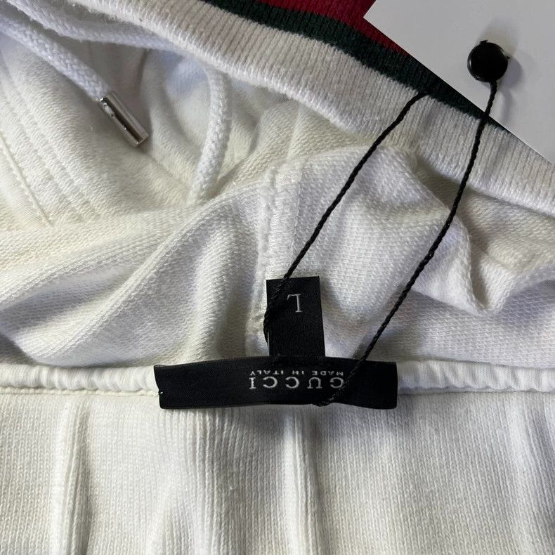 Gucci Gucci Size L White waist striped casual sweatpants 2501-Nex Size US 34 / EU 50 - 3 Thumbnail