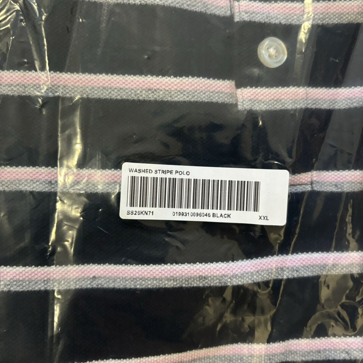 Supreme Supreme Washed Stripe Polo Size US XXL / EU 58 / 5 - 3 Thumbnail