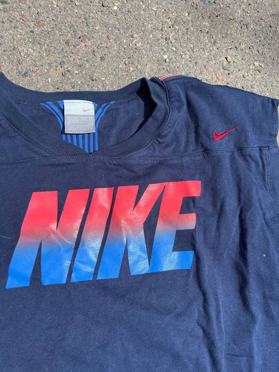 Nike × Vintage Vintage Y2K Nike 72 90s Big Logo Swoosh Tank Tops Size US XL / EU 56 / 4 - 3 Thumbnail