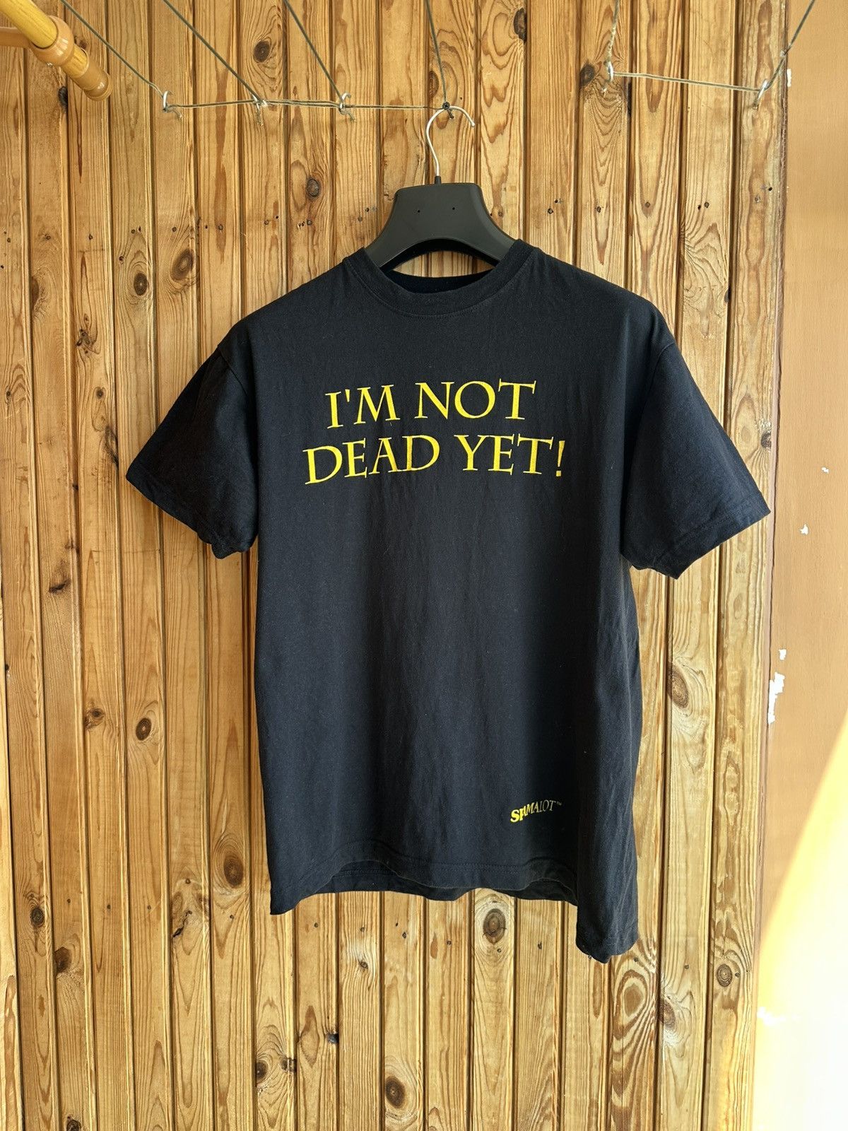 Vintage 🔥 Vintage 90s Promo Monty Python Spamalot Tee Shirt Movie Size US L / EU 52-54 / 3 - 2 Thumbnail