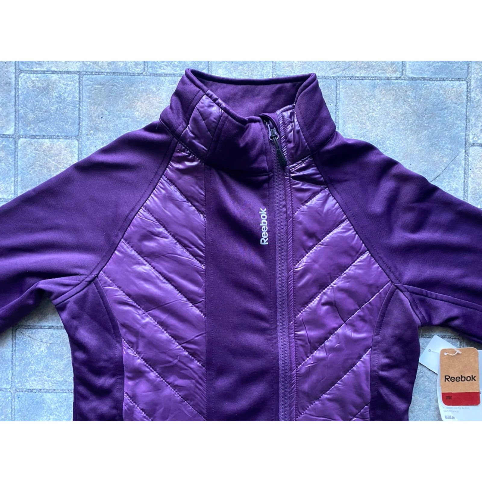 Reebok Reebok Jacket Women XS Purple Sport Size XS / US 0-2 / IT 36-38 - 4 Thumbnail