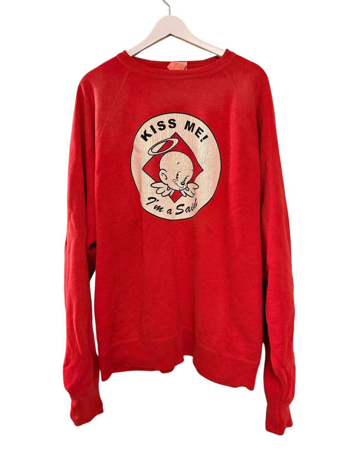 Saint Michael Saint Micheals Kiss Me Crewneck Size US XL / EU 56 / 4 - 1 Thumbnail