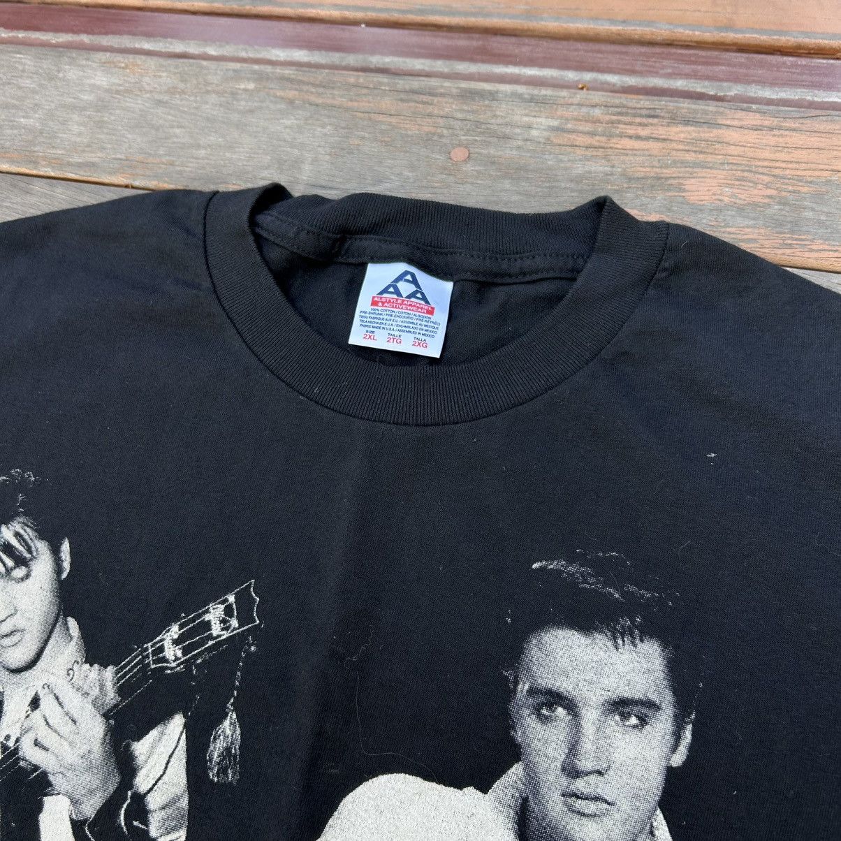 Band Tees Elvis Presley over print 2002’ Size US XXL / EU 58 / 5 - 4 Thumbnail