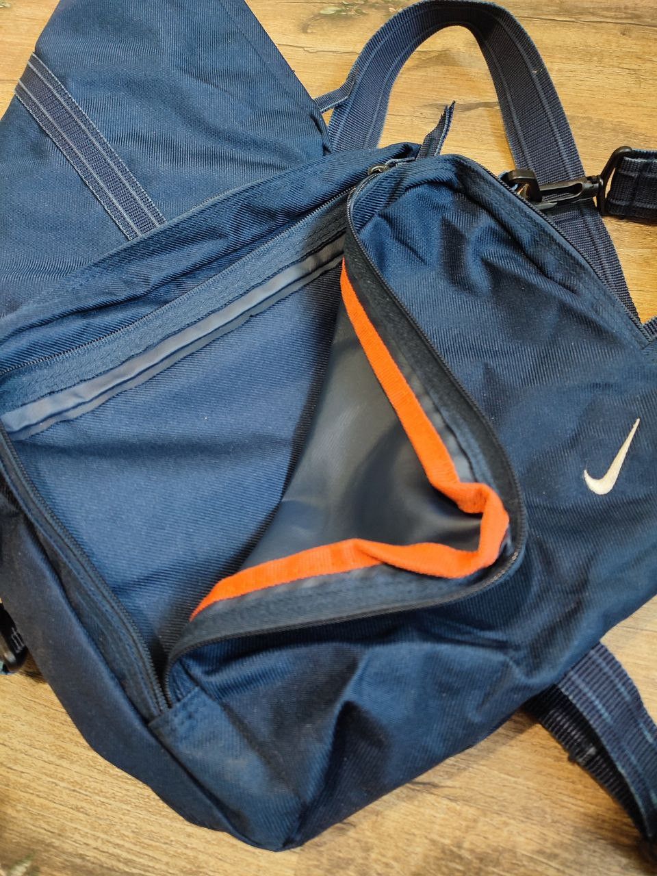 Nike Vintage Nike Y2K Messenger Bag - Navy Shoulder Crossbody Bag Size ONE SIZE - 12 Thumbnail