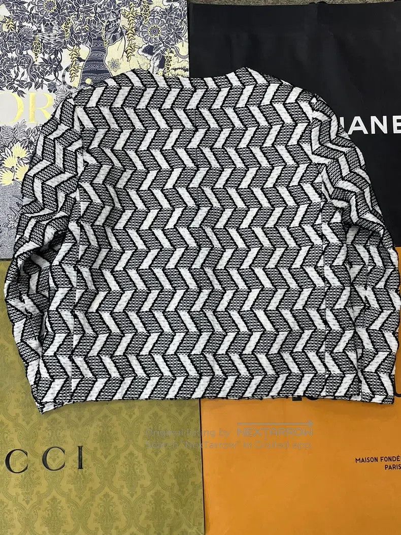Chanel Chanel Black and white colour block geometric printed jack Size XS / US 0-2 / IT 36-38 - 3 Thumbnail