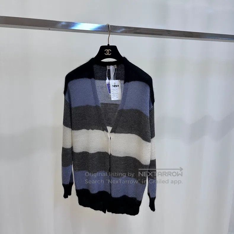 Brunello Cucinelli Brunello Cucinelli Color Block Knit Cardigan Size M / US 6-8 / IT 42-44 - 1 Thumbnail