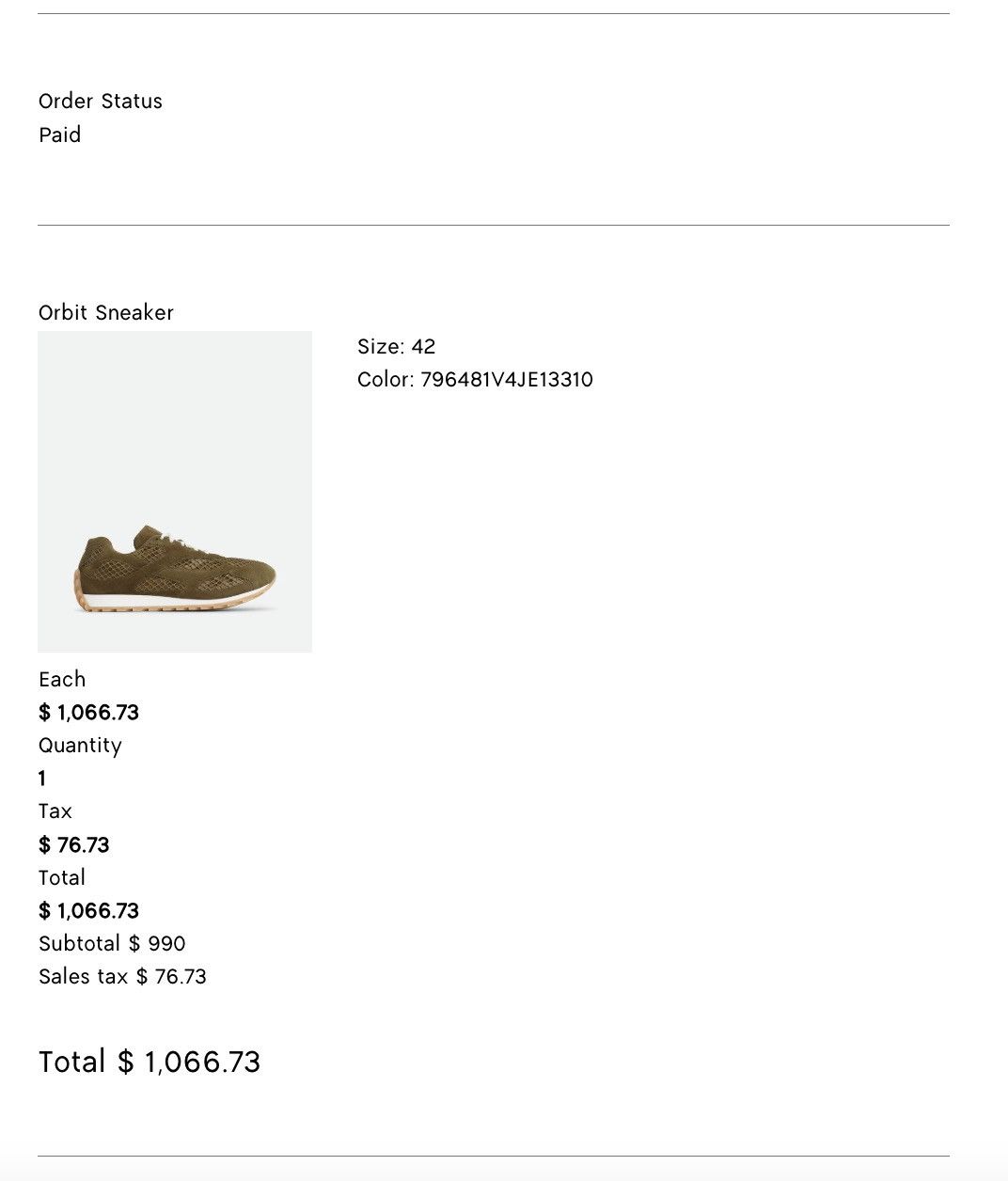 Bottega Veneta Bottega Veneta Orbits (EU42 / US9) Size US 9 / EU 42 - 11 Thumbnail