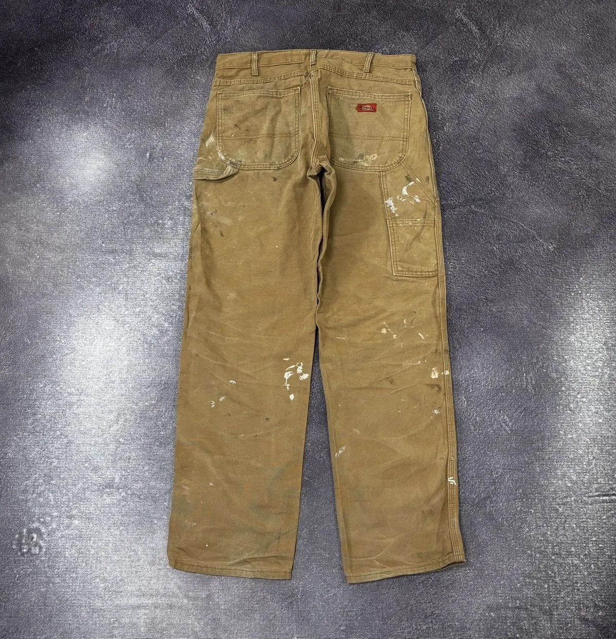 Dickies × Vintage Vintage Dickies American Distressed Work Hype Pants Jeans Size US 33 - 1 Thumbnail