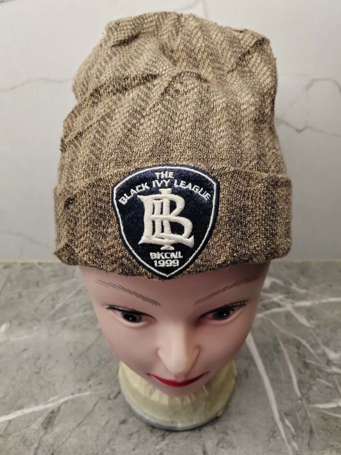 Japanese Brand × Vintage Vintage The Black Ivy League Beanie Size ONE SIZE - 2 Thumbnail